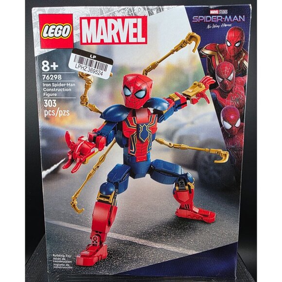 LEGO 76298 Marvel Iron Spider-Man Construction Figure Building Toy Set - Picture 1 of 5